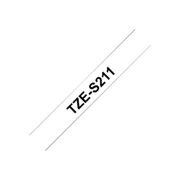 Tape/6mm black on white f P-Touch TZE