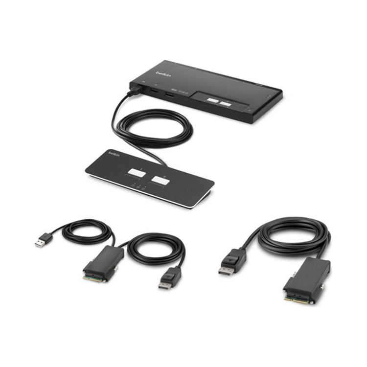BELKIN 2-Port Single Head DP KVM Switch