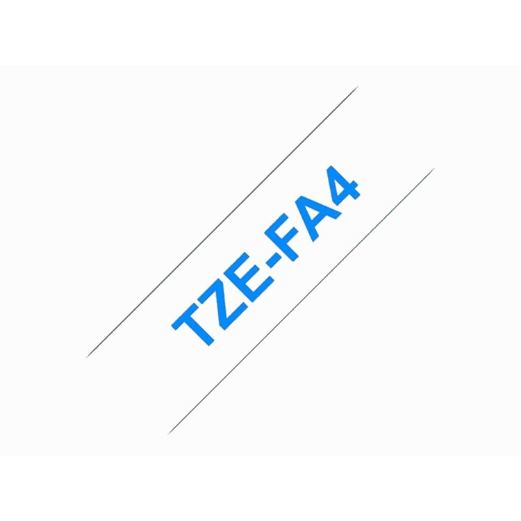 TZE-FA4 - 18 mm Fabric Blue/White