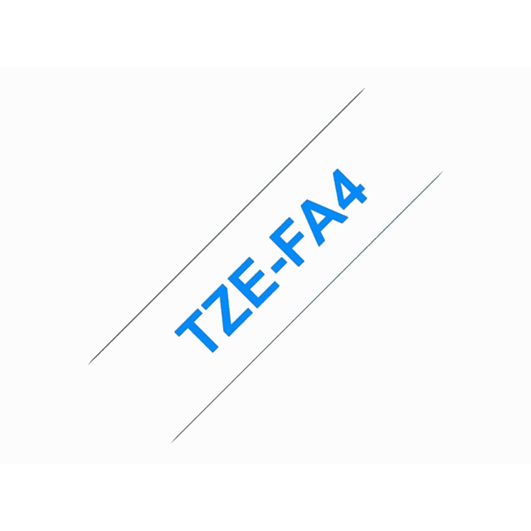 TZE-FA4 - 18 mm Fabric Blue/White