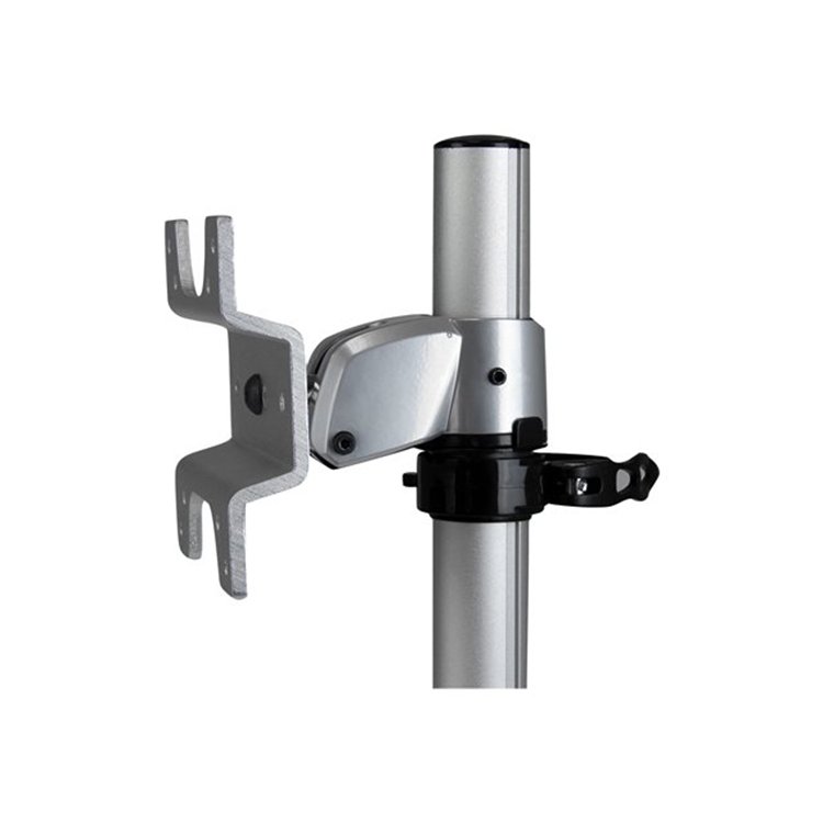 Desktop monitor stand with cable hook