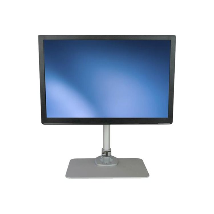 Desktop monitor stand with cable hook
