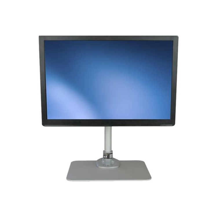 Desktop monitor stand with cable hook