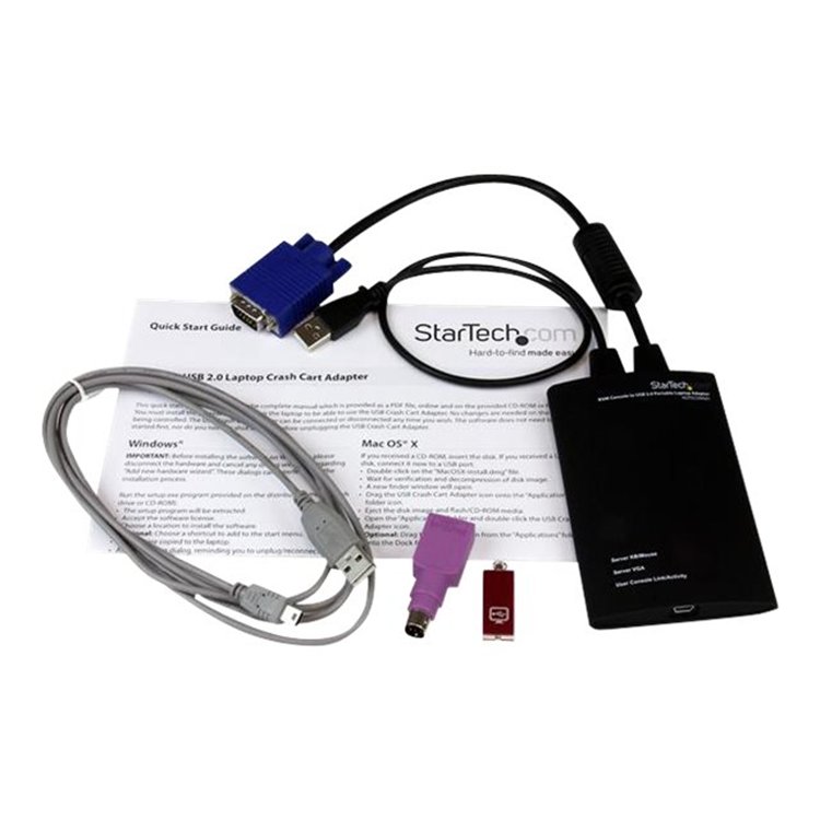 KVM CONSOLE TO USB 2.0 PORTABLE LAPTOP C