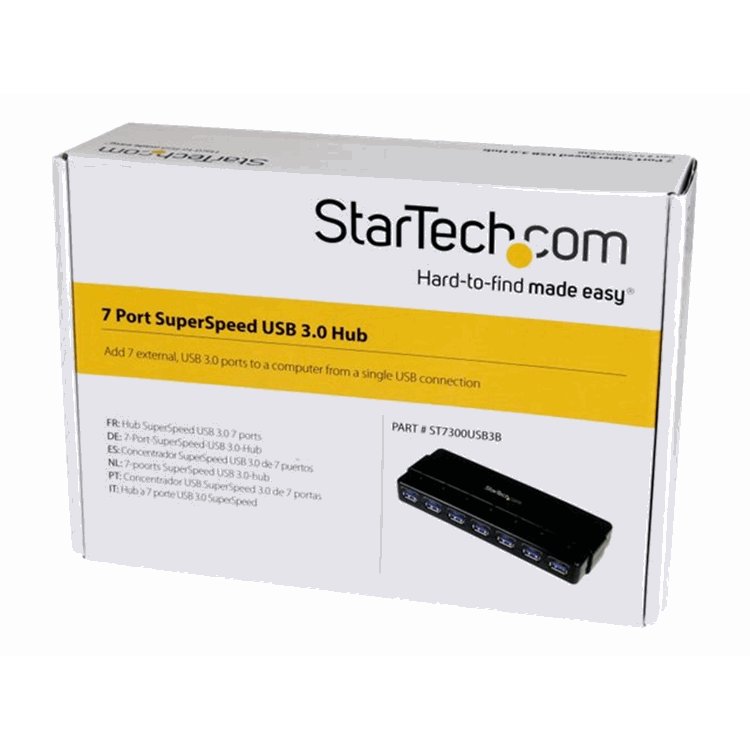 7 Port SuperSpeed USB 3.0 Hub w/ Adapter