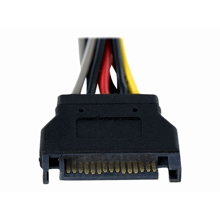 6in SATA Power Y Splitter Cable M/F 6in SATA Power Y Splitter Cable M/F