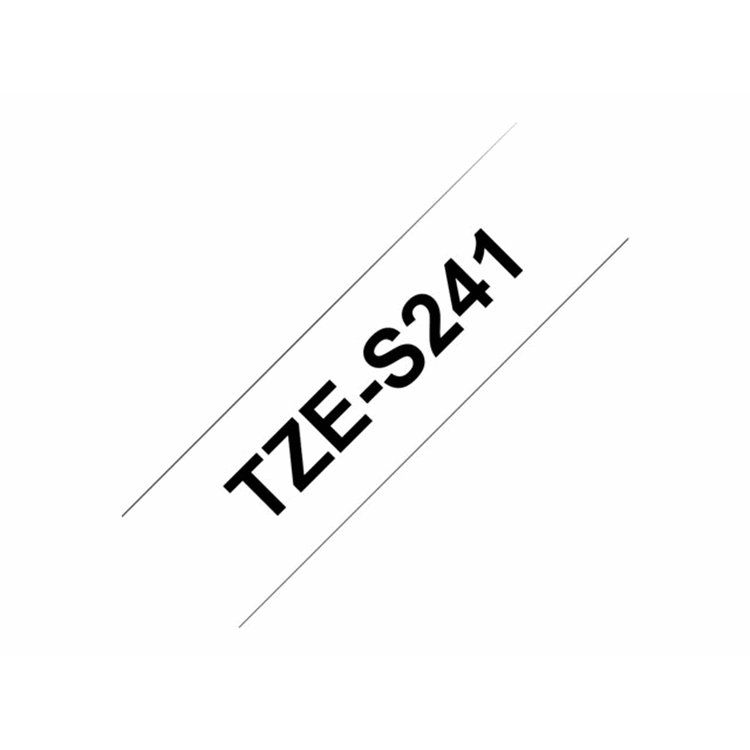 Tape/18mm black on white f P-Touch TZE