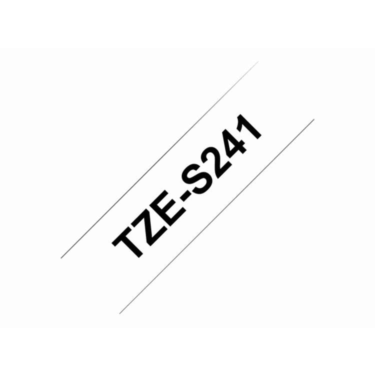 Tape/18mm black on white f P-Touch TZE