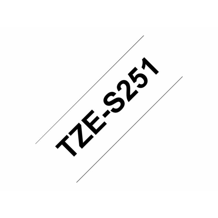 Tape/24mm black on white f P-Touch TZE
