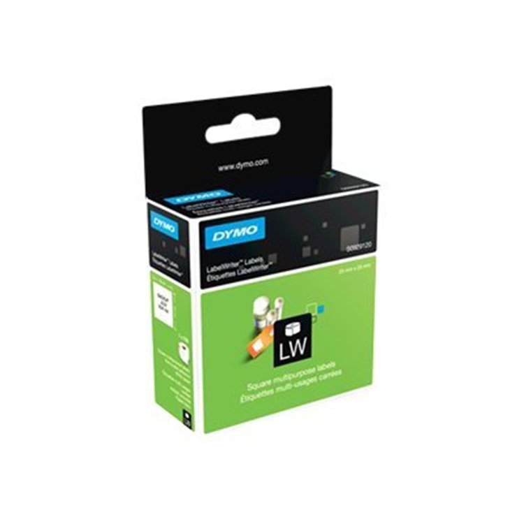 SQUARE MULTIPURPOSE LABELS 25*25MM (1X750)