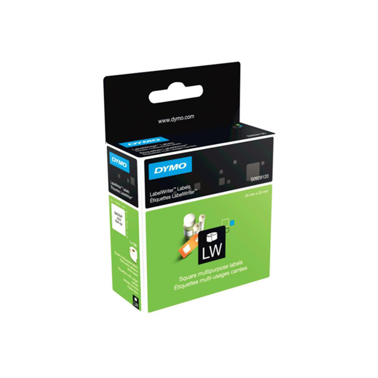 SQUARE MULTIPURPOSE LABELS 25*25MM (1X750)