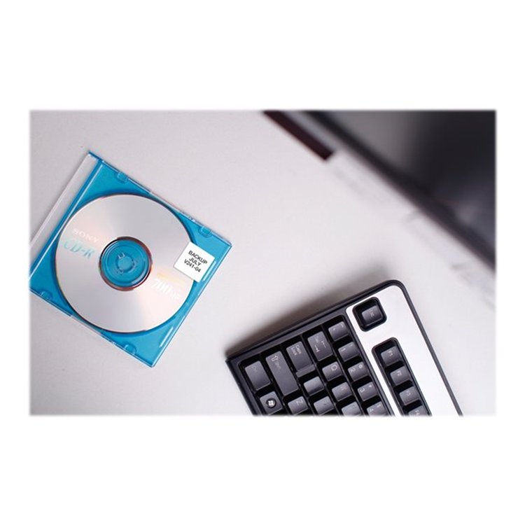 SQUARE MULTIPURPOSE LABELS 25*25MM (1X750)