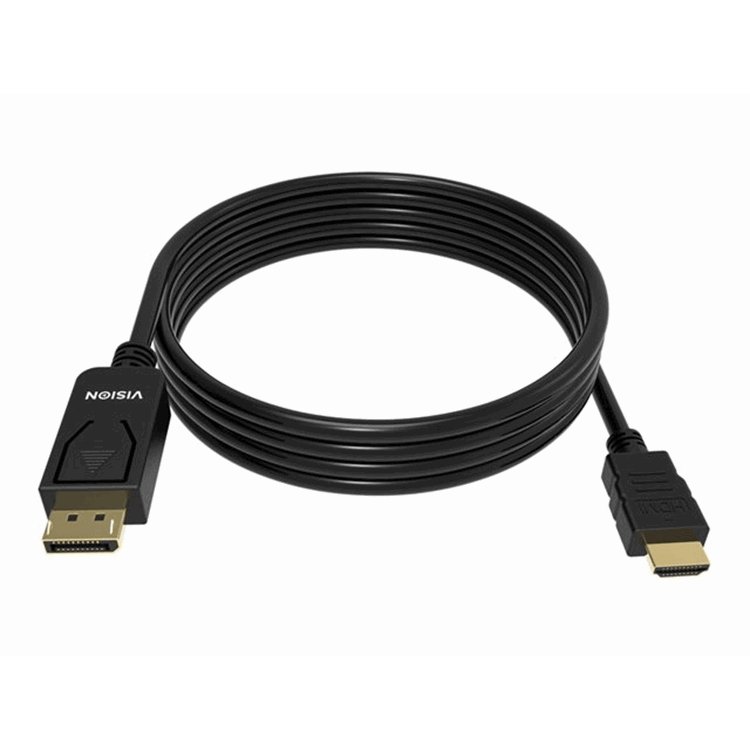 VISION 1m Black DP to HDMI cable VISION 1m Black DP to HDMI cable