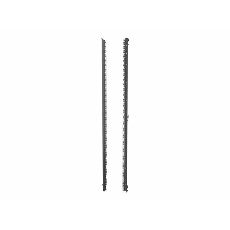 48U x 600mm Wide Server Rails Square Hol