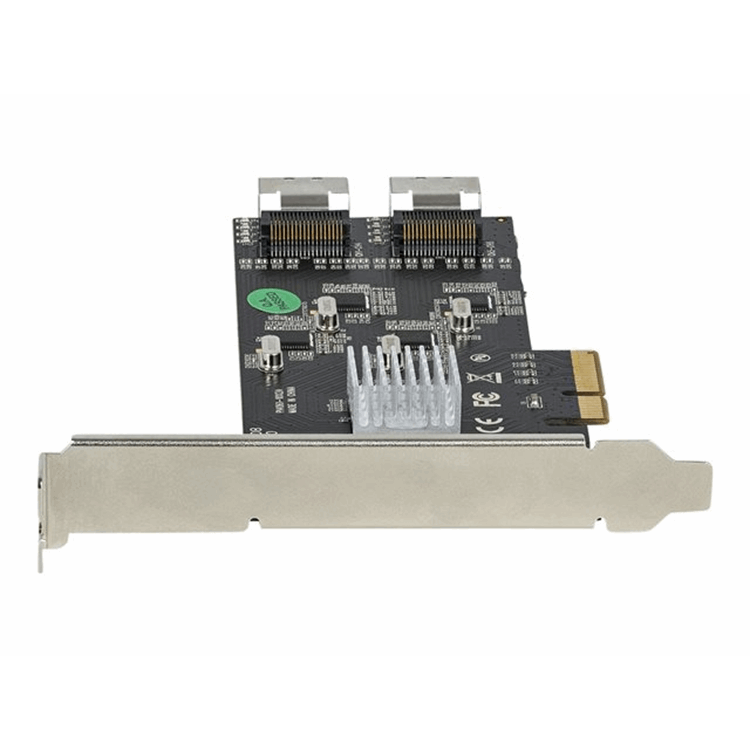 8 Port 6Gbps SATA PCIe Card Controller