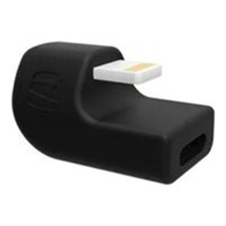 180 Degree Lightning Adapter Black