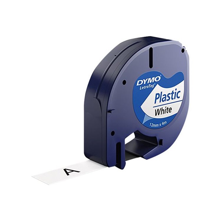LETRATAG TAPE PLASTIC PARELWIT