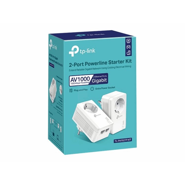 AV1000 2-Port Gigabit Passthrough Powerline Starter Kit AV1000 2-Port Gigabit Passthrough Powerline Starter Kit