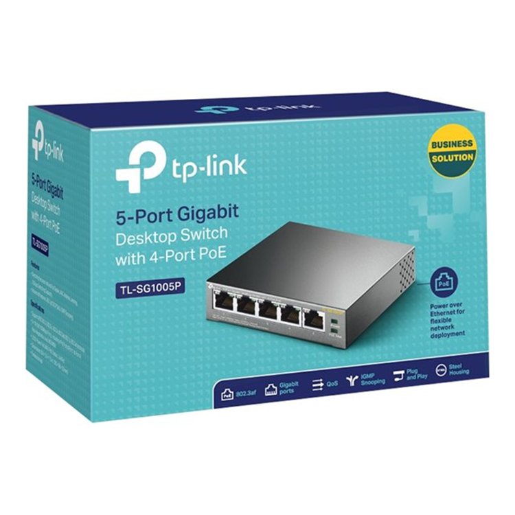 5-Port Gigabit Desktop Switch PoE