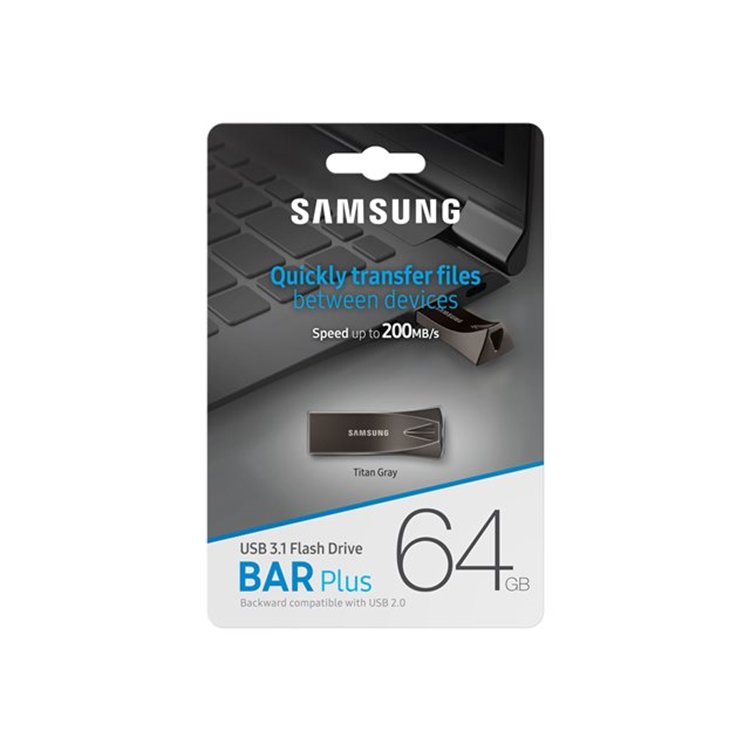 USB BAR PLUS 64GB Titan grey plus