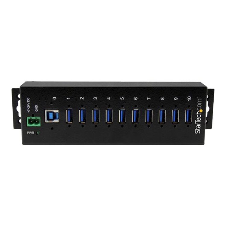 10 Port Industrial USB 3.0 Hub - Metal 10 Port Industrial USB 3.0 Hub - Metal
