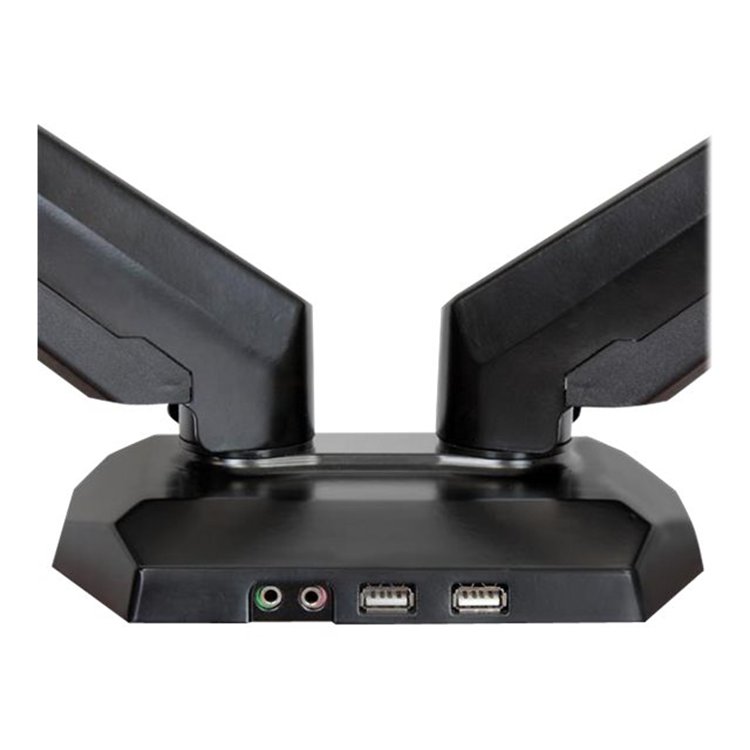 Dual Monitor Mount with 2 Port USB