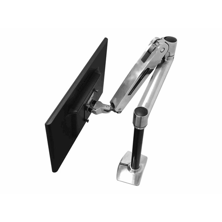 LX Sit Stand Desk Mount LCD Arm Polished LX Sit Stand Desk Mount LCD Arm Polished