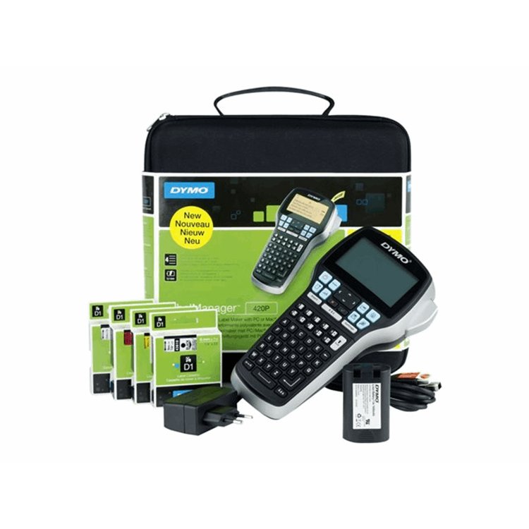 DYMO LABELMANAGER 420P ABC KIT CASE WE