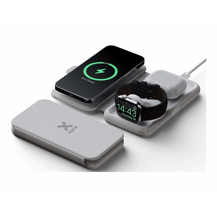 Foldable Wireless Travel Charger 3in1