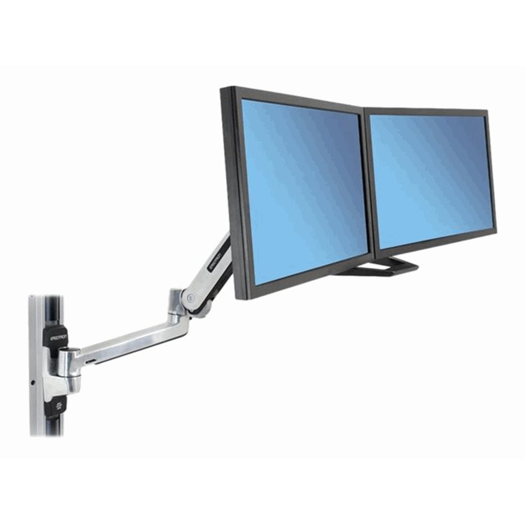 LX HD SitStand Wall Mount LCD Arm Polish LX HD SitStand Wall Mount LCD Arm Polish