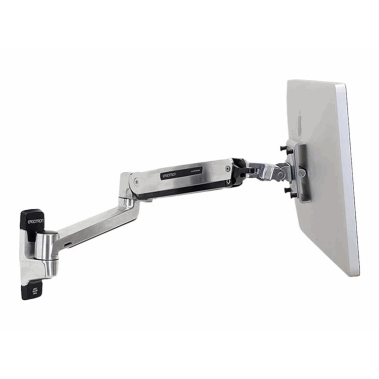 LX HD SitStand Wall Mount LCD Arm Polish