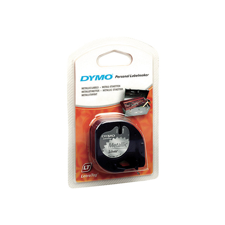 LETRATAG TAPE METALLIC / ZILVER