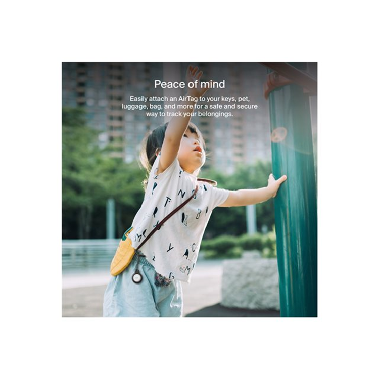 BELKIN AirTag Holder with Strap Black