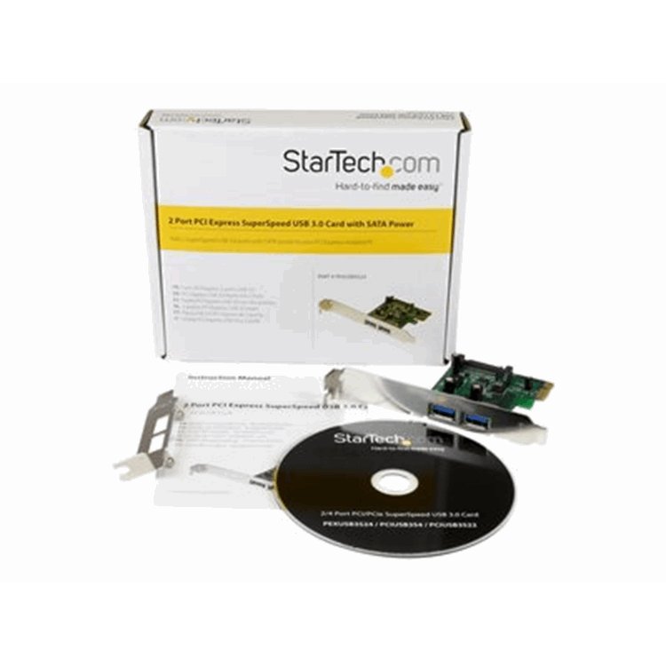 2 Port PCIe USB 3.0 Card Adapter w/ UASP