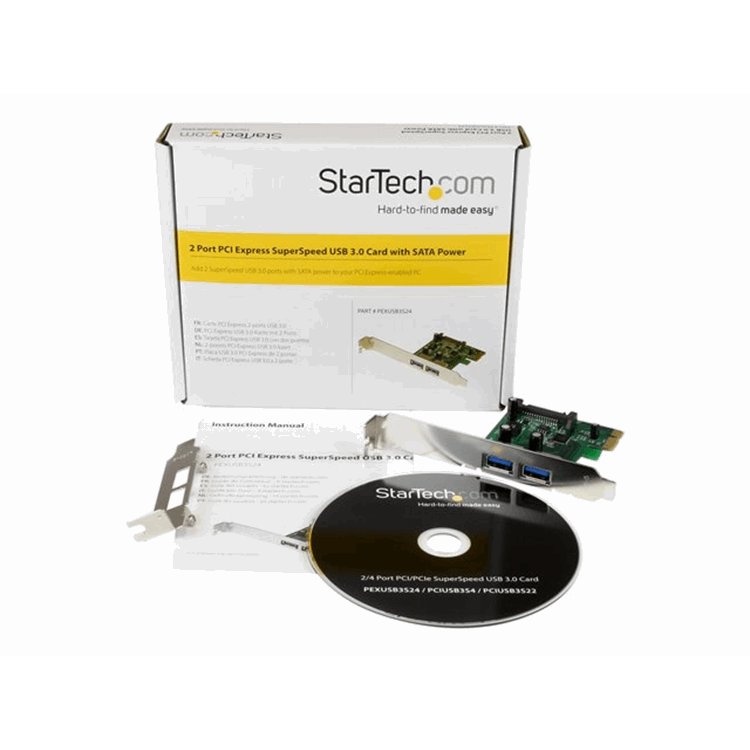 2 Port PCIe USB 3.0 Card Adapter w/ UASP