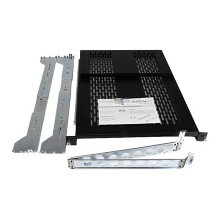 2U Adjustable Vented Sliding Rack Shelf 2U Adjustable Vented Sliding Rack Shelf