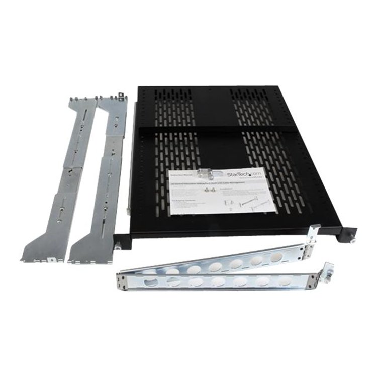 2U Adjustable Vented Sliding Rack Shelf 2U Adjustable Vented Sliding Rack Shelf