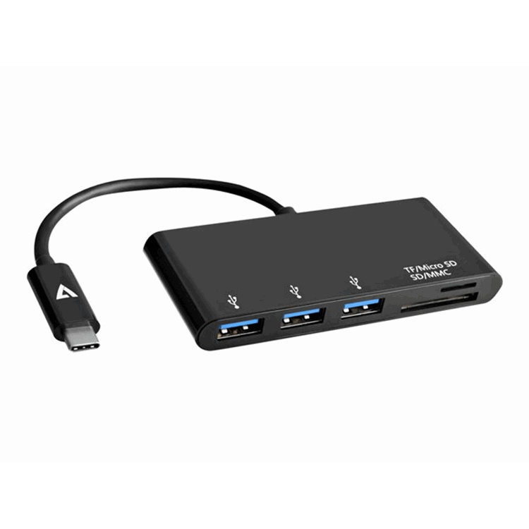 USB-C TO 5IN1 HUB BLACK
