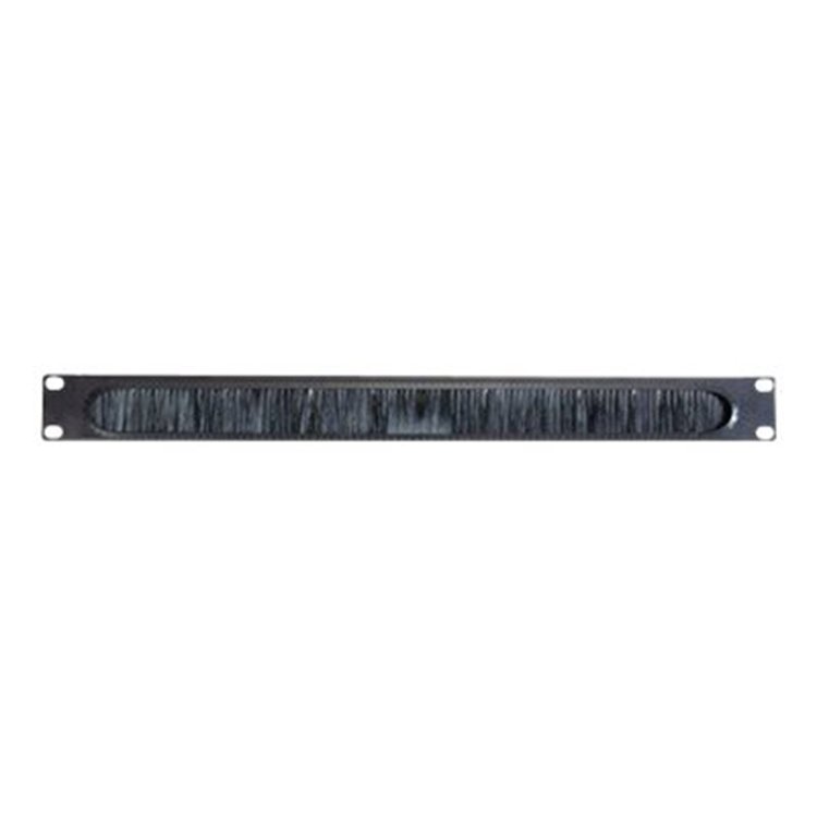 1U CABLE PASS-THRU W/ BRUSH STRIP BLACK 1U CABLE PASS-THRU W/ BRUSH STRIP BLACK