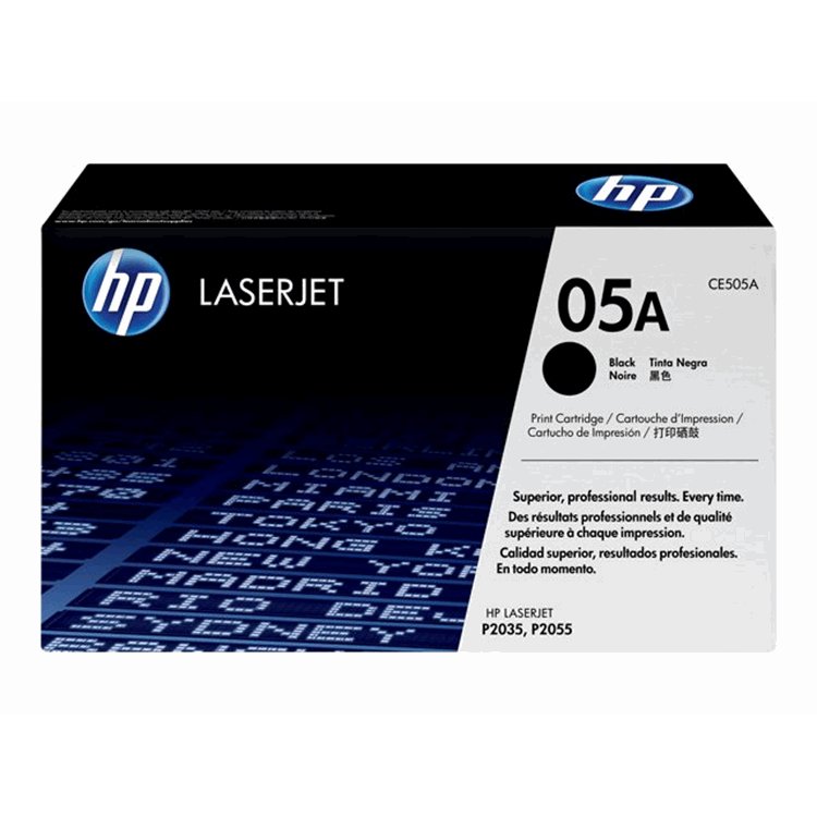 HP Toner/Print Cart Black w/SPT 109x205