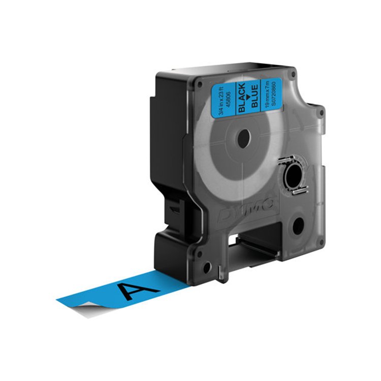 TAPE 19MMX7M ZWART/BLAUW TAPE 19MMX7M ZWART/BLAUW