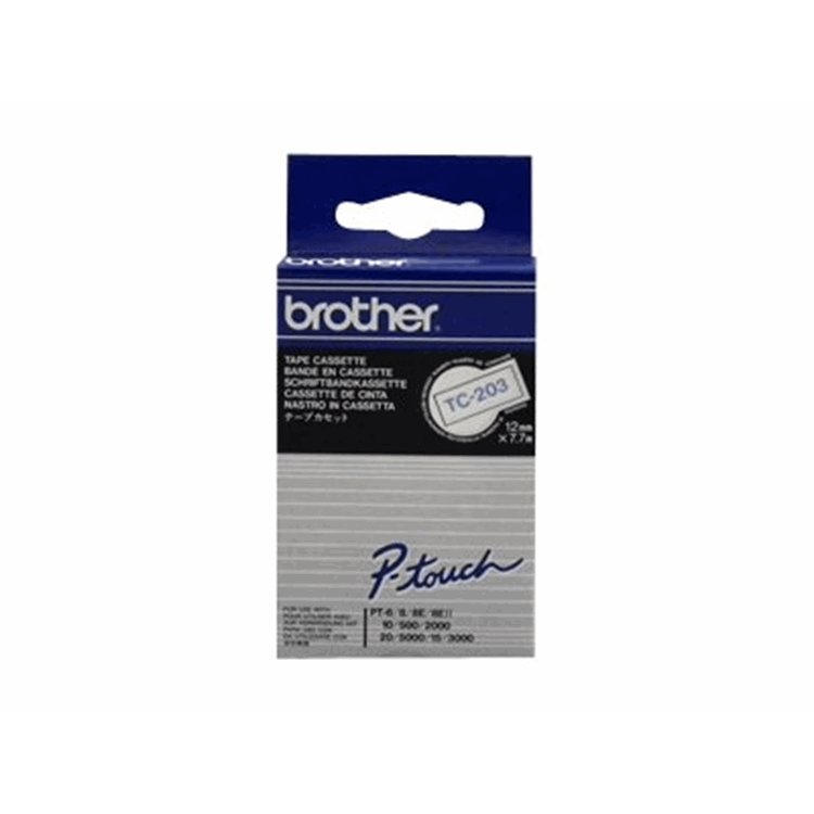 BROTHER TC203 tape cassette 7.7m12mm