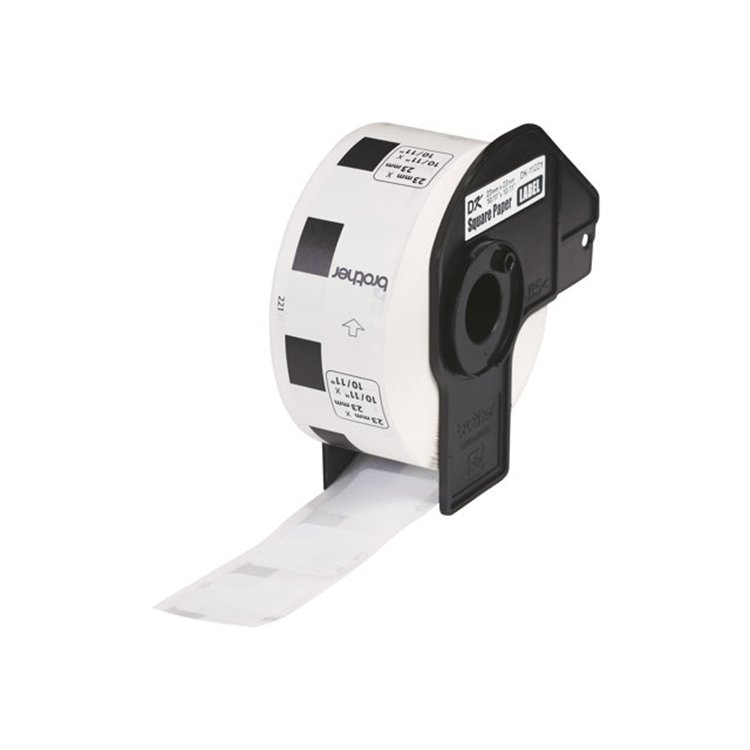 PAPER LABEL SQUARE DK11221 23MM ( 1000 )