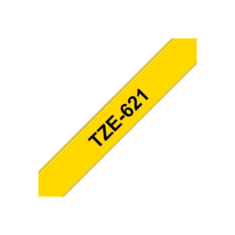 Tape/9mm black on yellow f P-Touch TZE