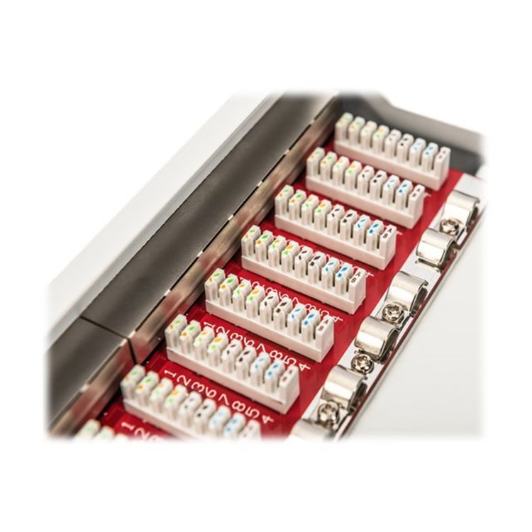 CAT 6A Patch Panel shielded 12-Port labe