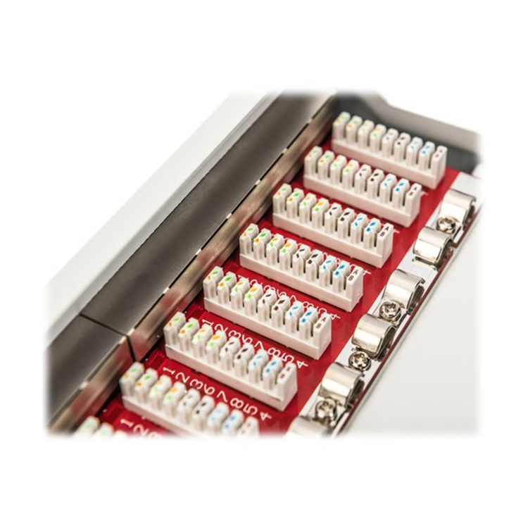 CAT 6A Patch Panel shielded 12-Port labe