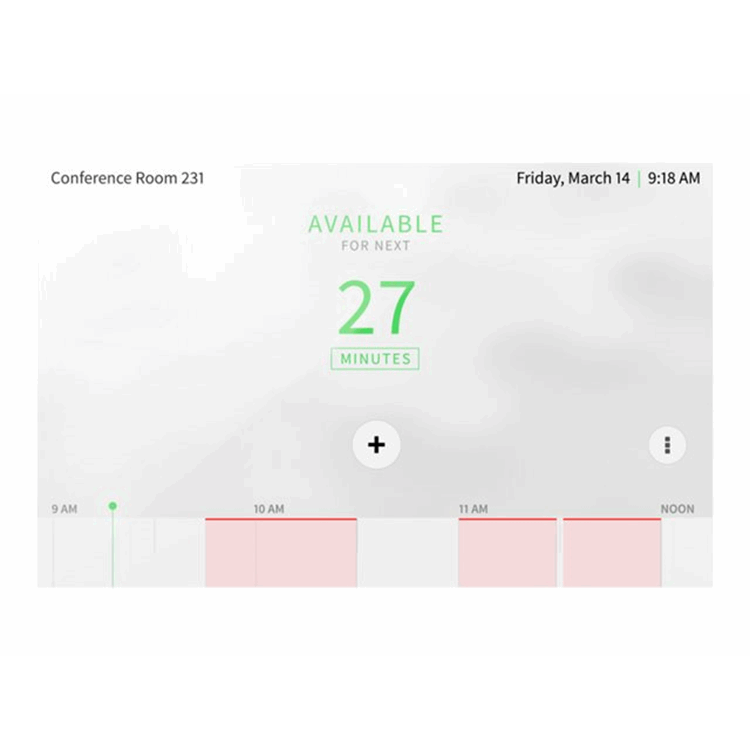 7 in. Room Scheduling Touch Screen White 7 in. Room Scheduling Touch Screen White
