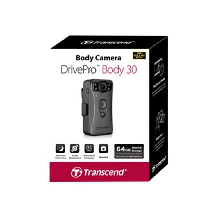 TRANSCEND 64GB Body Camera DrivePro TRANSCEND 64GB Body Camera DrivePro