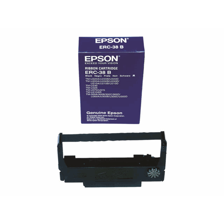 RIBBON EPSON S015374 ERC38 BLA
