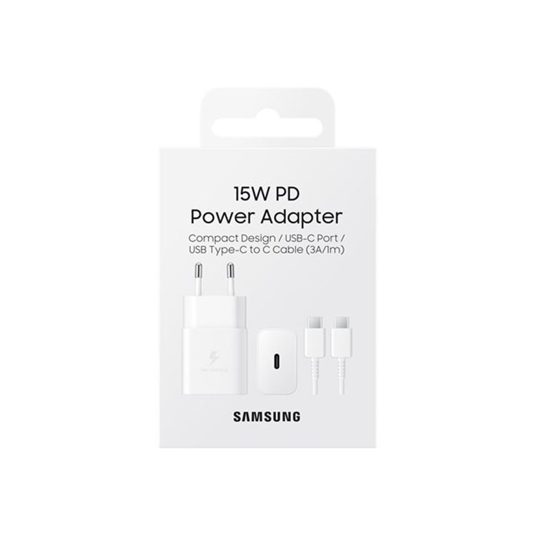 Samsung 15W Power Adapter White Samsung 15W Power Adapter White